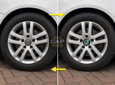 Skoda caps for VW wheels - FREE POST