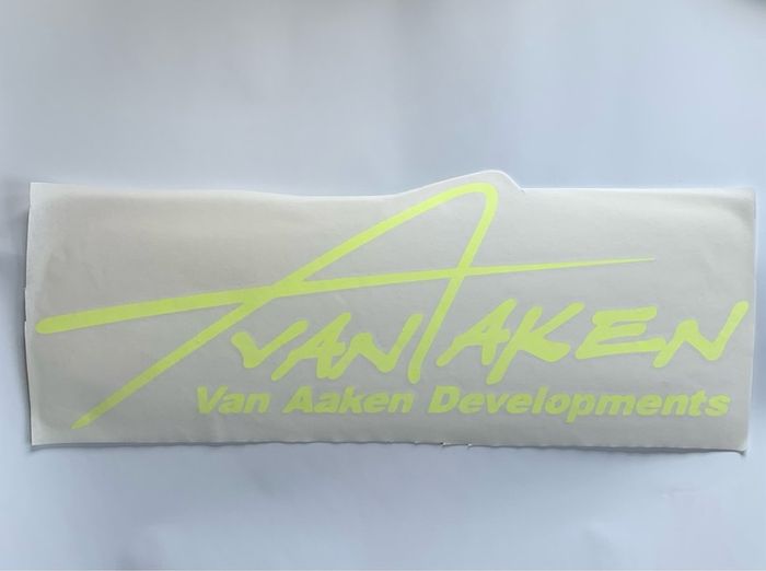 Van Aaken Windscreen Sticker