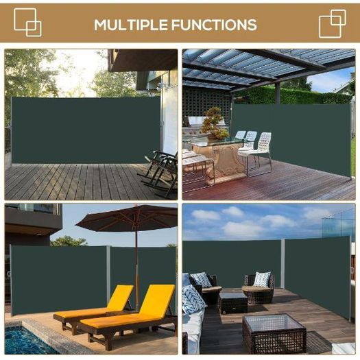Retractable Side Awning 3 x 2m
