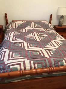 Vintage Handmade Patchwork Quilt
