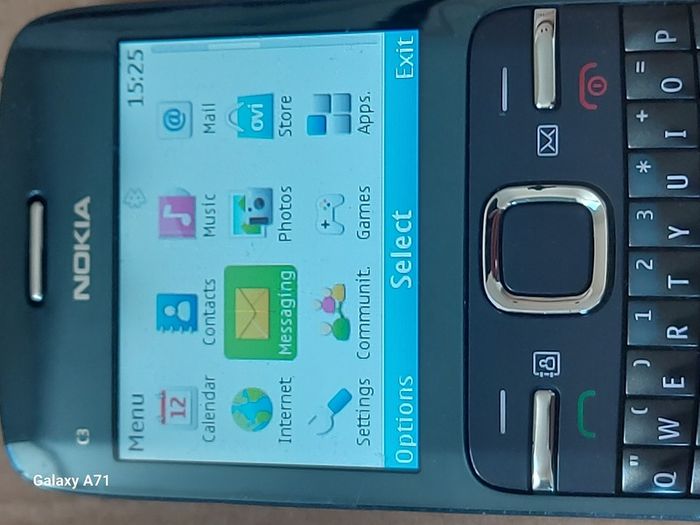 2 Nokia C3 mobile phones, light Blue, in excellent condition