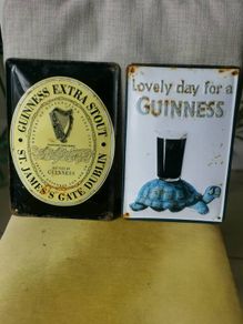 Guinness Tin Advertising signs