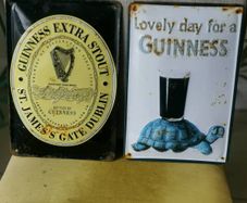 Guinness Tin Advertising signs