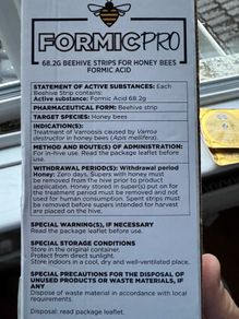 Formic Pro for bees