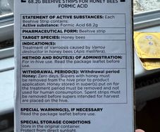 Formic Pro for bees