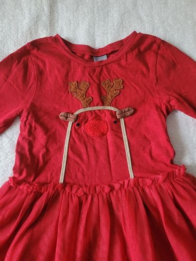 Next Girl's Christmas Dress, size: 3-4 years