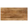 Dining Table 115x55x76 cm Solid Mango Wood and Steel Image 3