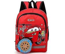 Disney Lightning McQueen Cars Kids Boys Girls 95 Car Backpack Schoolbag Kindergarten Bags Child Cartoon Travel Plush Toy Backpacks Gift