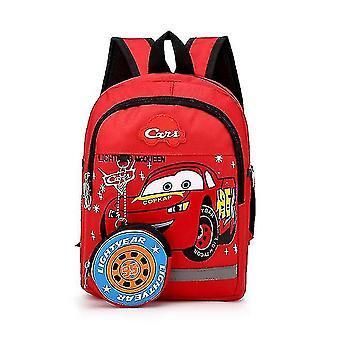 Disney Lightning McQueen Cars Kids Boys Girls 95 Car Backpack Schoolbag Kindergarten Bags Child Cartoon Travel Plush Toy Backpacks Gift