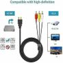 1.3m HDMI Male to 3 RCA Video Audio Converter Component AV Adapter Cable HDTV - FHT12CAB Image 7