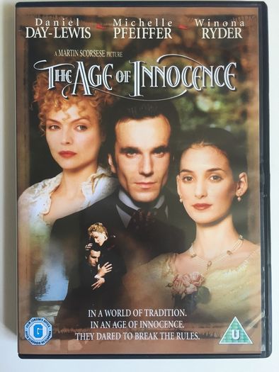 The Age Of Innocence (Martin Scorsese Film) [1993] Daniel Day-Lewis, Michelle Pfeiffer & Winona Ryder [Movie DVD]
