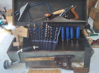tool box and tools