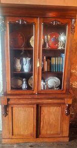 Victorian antique mahogany Bookcase