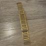 Vintage gold tone ladder style watch bracelet Image 2