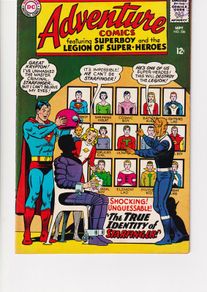 Adventure Comics #336 the True Identity Of Starfinger 1965 Dc Silver Age Comic