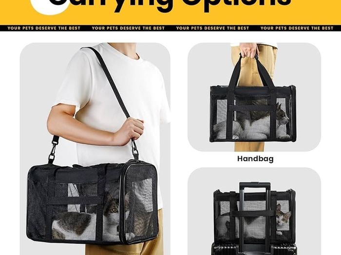 Pet carrier bag 31cm x 51cm x 31cm
