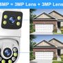 Wireless CCTV System WiFi Camera Kit 6MP IP Cameras With Dual Lens Security Audio 8CH NVR Video Surveillance Set ICse Image 2