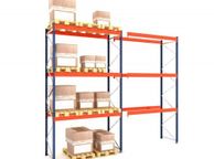 main image for ad Two Bays Of Industrial Pallet Racking - 5000x2700x1100