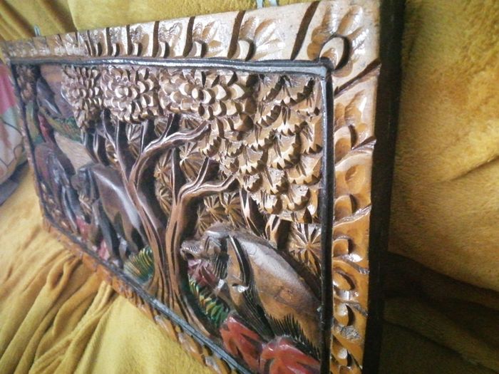 Wood plaque