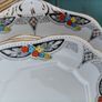 Vintage cake plate & 6 tea plates Image 7