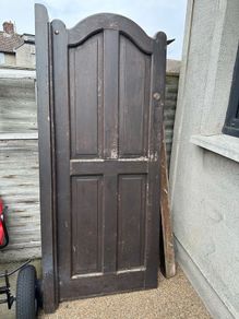 door external mahogany