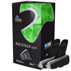 Cardo Packtalk Slim JBL Bluetooth Intercom - Twin Pack