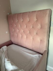 Single Ottoman bed with Safety rail for kids
