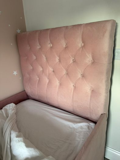Single Ottoman bed with Safety rail for kids