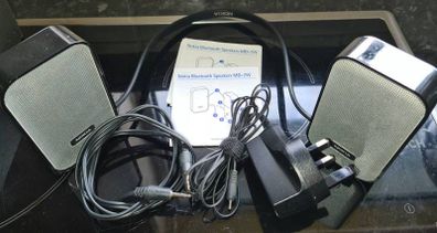 Vintage Nokia MD-7W bluetooth speakers