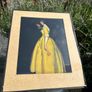 Graham Simmons antique period art deco print of woman in dress Image 3