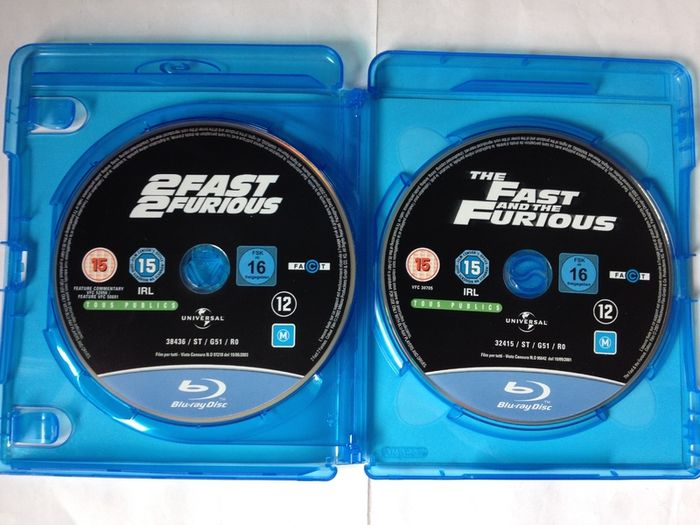 Fast & Furious Movies 1-7 [Blu-ray Movie] Paul Walker & Vin Diesel [Blu-ray Movie]