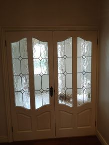Double Glass Doors