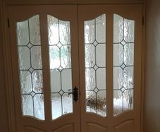 Double Glass Doors
