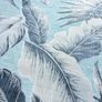 New 115cm x 170cm raised pile leaf tropical outdoor/indoor rug in distressed blue, grey and navy Image 3