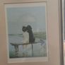 Set of 2 Framed Prints Vintage Bessie Pease Gutmann The Winged Aureole Peace Dove Framed Art and , Bathing Beauties Bruno Piglhein Vintage Art Print Small Framed Wall Art Image 3