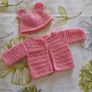 Handmade premature baby cardigans 2-3 lb and 3-5lb Image 2