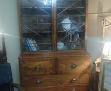 antique bookcase