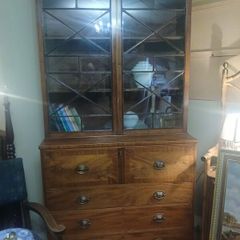 antique bookcase