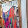Maxi multicoloured summer dress with pockets Image 5