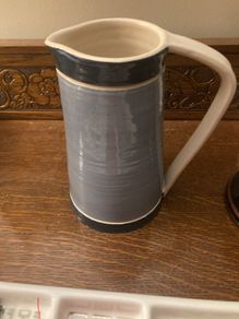 Kylemore Pottery - The Reflections Range Pottery Milk / Vase Jug - 16 cm tall - as new
