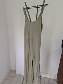 Linen blend dress