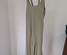 Linen blend dress
