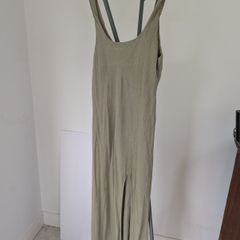 Linen blend dress