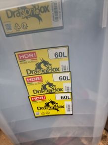 storage boxes/movein boxes 60l