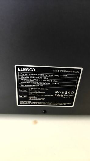 Elegoo Saturn 4 Ultra Only Used Once