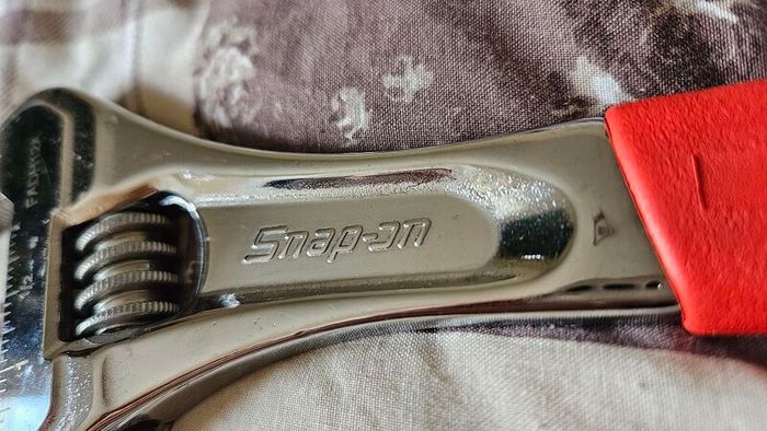 Snap-on 12" Adjustable Wrench Red Soft Grip (FADH12A)