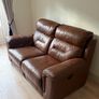 Brown Leather couch Image 2