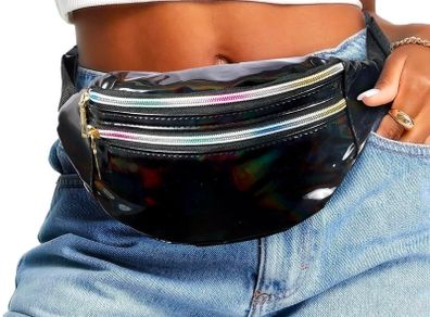 Brand new Holographic Fanny Pack Bum Bag Women Belt Waist Bag PVC