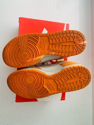 Nike Dunk Low "Safari Swoosh Kumquat" (UK 7.5 / EUR 42)