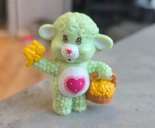 Gentle Heart Lamb Cousin Sheep Bear Carebear Mini Figure 1983-1984 Kenner A.G.C